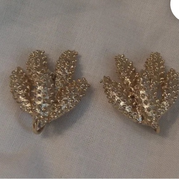 1963's SARAH COV Wind Flower clip earrings - Sarah Coventry - - Picture 5 of 7